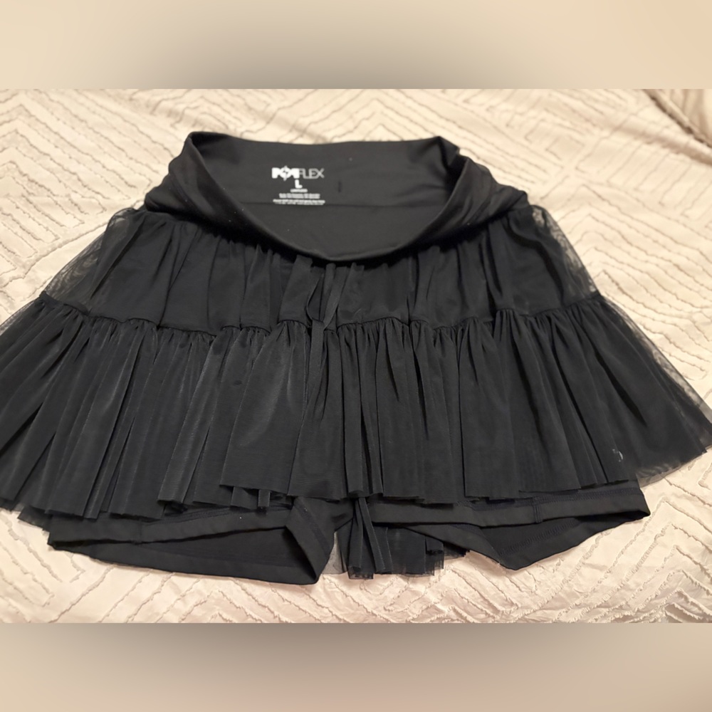 Pirouette Skort- Black- Size Large